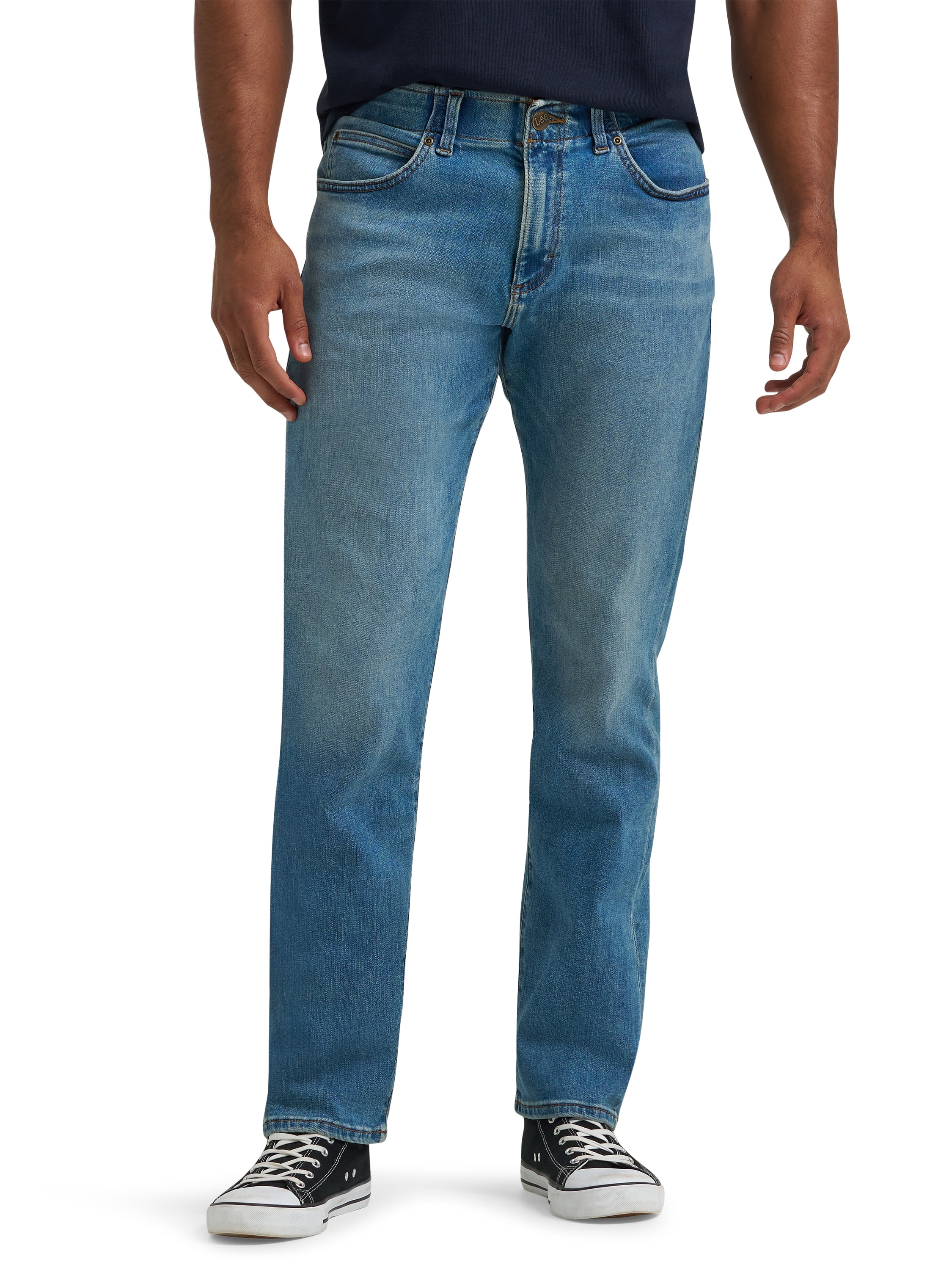 Lee Men’s and Big Men’s Extreme Motion Straight Fit Tapered Leg Jeans