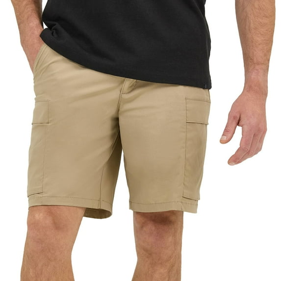 Men's Lee® Extreme Motion Synthetic Ripstop Cargo Shorts Color: Kc Khaki Size: 36