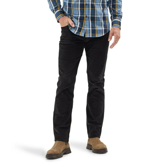 Men's Lee® MVP Straight Fit Corduroy Pants Color: Black Size: 36X30