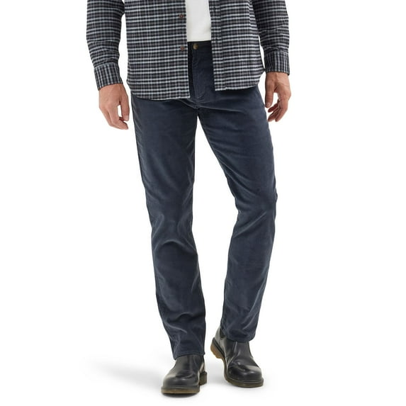 Men's Lee® MVP Straight Fit Corduroy Pants Color: Dark Muted Grey Size: 38X32