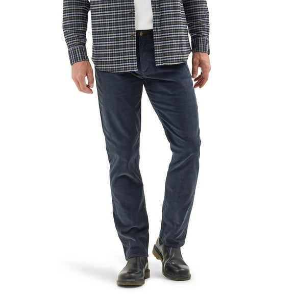 Men's Lee® MVP Straight Fit Corduroy Pants Color: Dark Muted Grey Size: 40X30