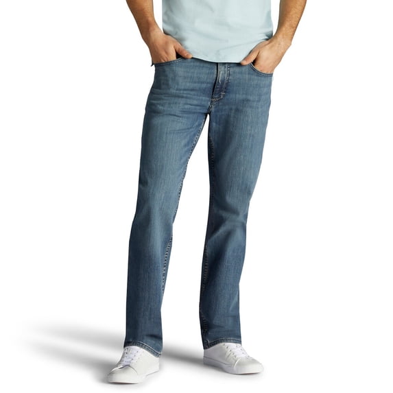 Mens Premium Select Regular Straight Leg Jeans in Serpent