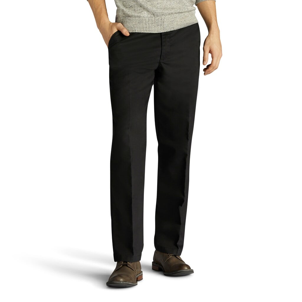 Lee Men s Total Freedom Straight Fit Straight Leg Pants Original Khaki Original Khaki 40X30 Walmart