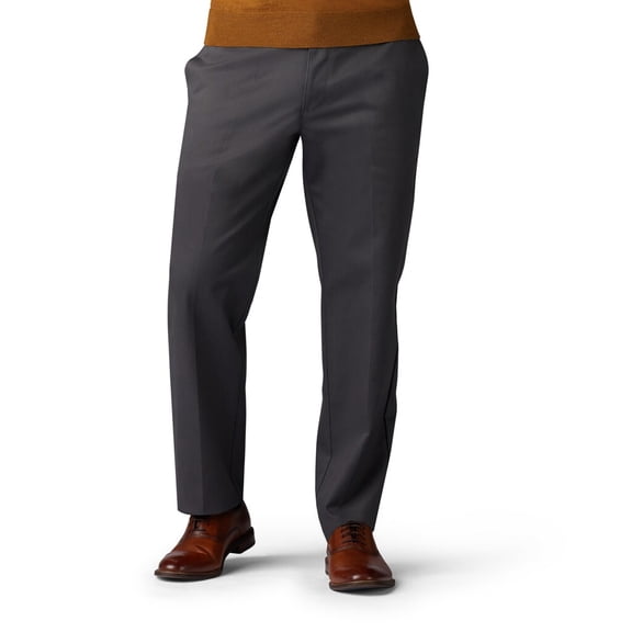 Men's Lee Total Freedom Straight-Fit Comfort Stretch Pants Charcoal