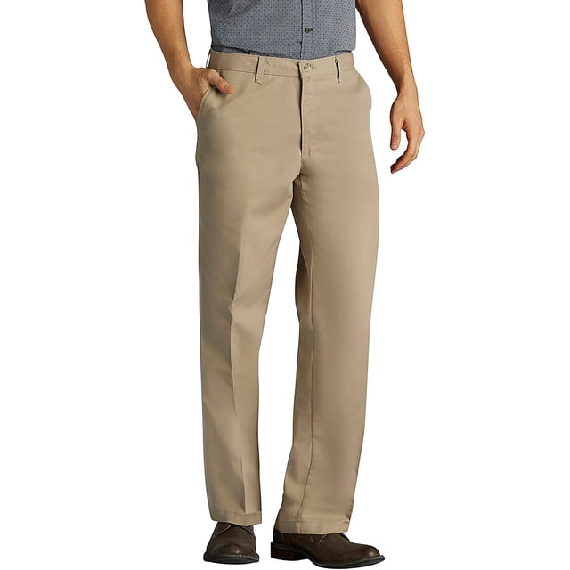 Men's Lee Total Freedom StraightFit Comfort Stretch Pants Pebble
