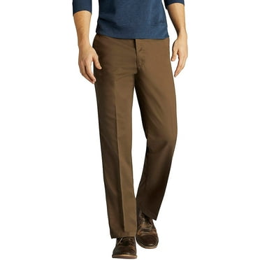 Men's Lee Total Freedom Straight-Fit Comfort Stretch Pants Walnut