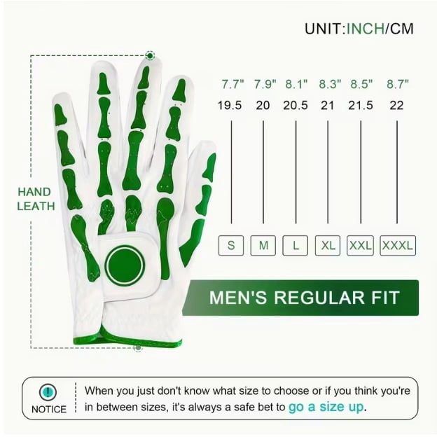 Men's Left-Handed Golf Glove - Non-Slip, Breathable Design for Enhanced Grip and Comfort