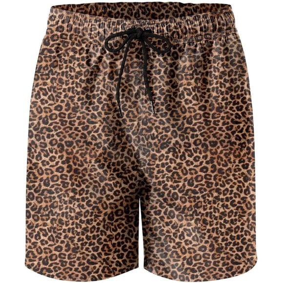 Leopard Print Swimming Trunk