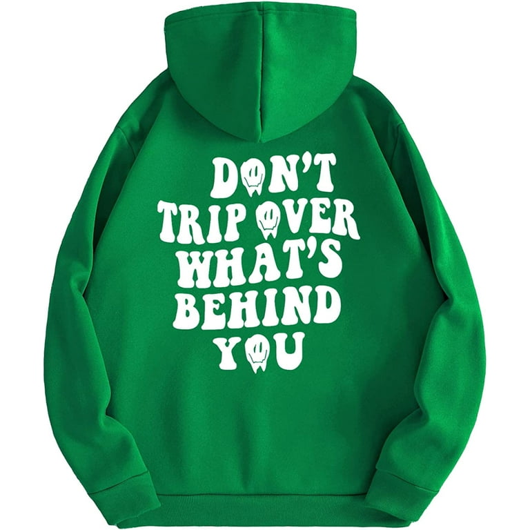 Guys tartan and letter graphic drawstring hoodi sale