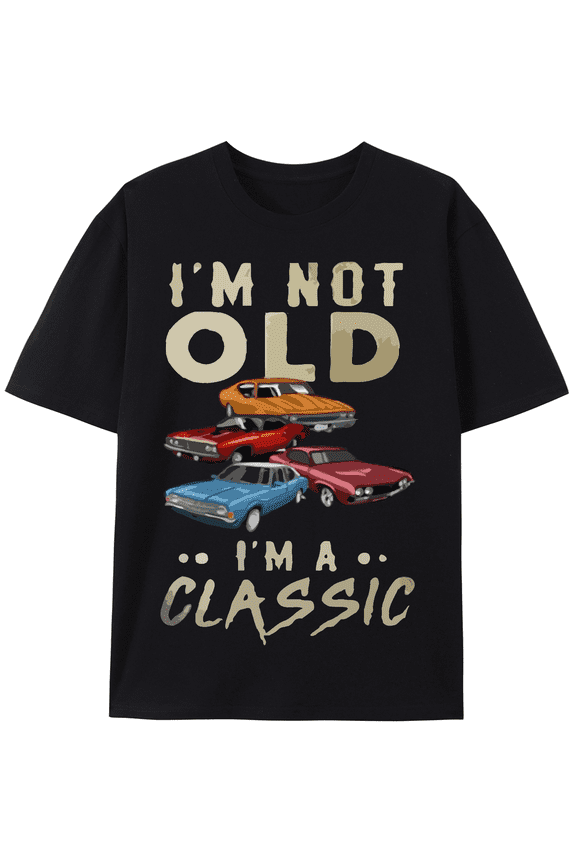 Men's Letter Graphic Tees Cotton Crew Neck T Shirts Short Sleeve T-Shirts Casual Summer Streetwear Black H M