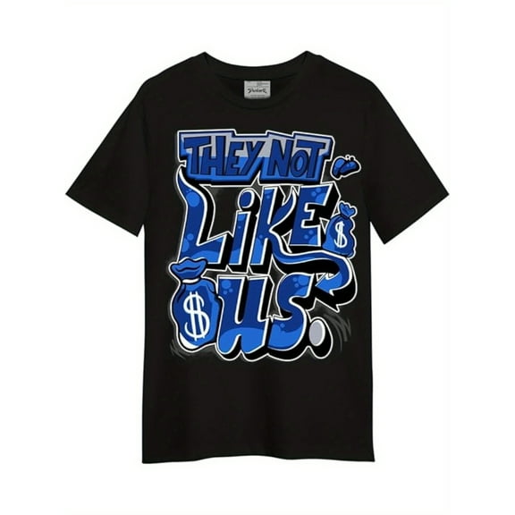 Men's Letter Graphic Tees Cotton Crew Neck T Shirts Short Sleeve T-Shirts Casual Summer Streetwear Black I S