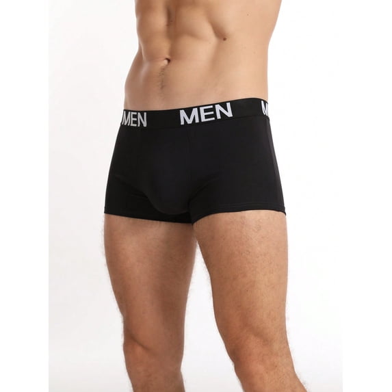 Men's Letter Print Boxer Briefs
