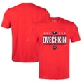 thumbnail image 1 of Men's Levelwear Alexander Ovechkin Red Washington Capitals NHL All-Time Leading Goal Scorer Milestone Stars Name &, 1 of 3