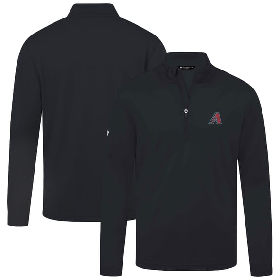 Men's Levelwear Black Arizona Diamondbacks Heron Insignia 2.0 Quarter-Zip Jacket