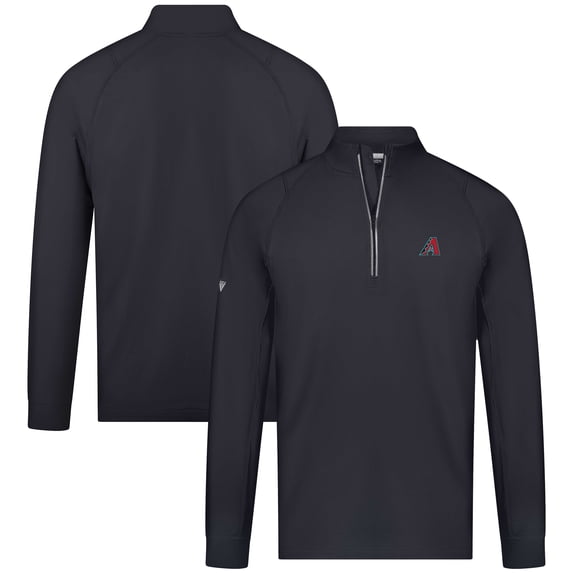 Men's Levelwear Black Arizona Diamondbacks Theory Insignia Quarter-Zip Pullover