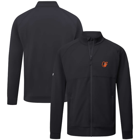 Men's Levelwear Black Baltimore Orioles Form Insignia Full-Zip Jacket