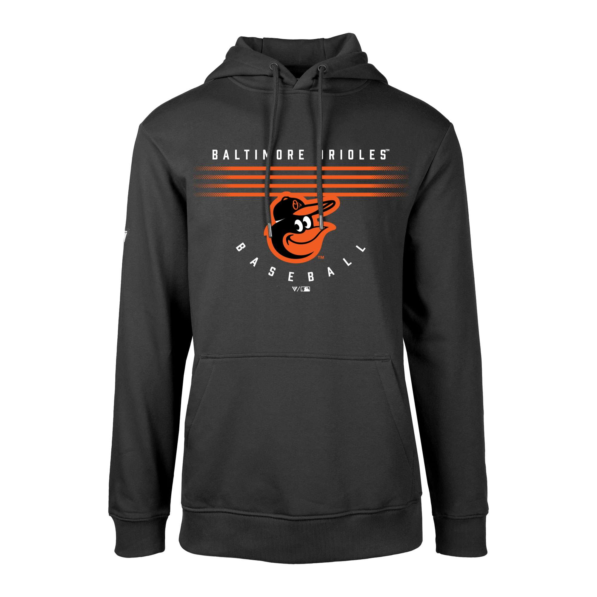 Men's Levelwear Black Baltimore Orioles Podium Box Score Pullover