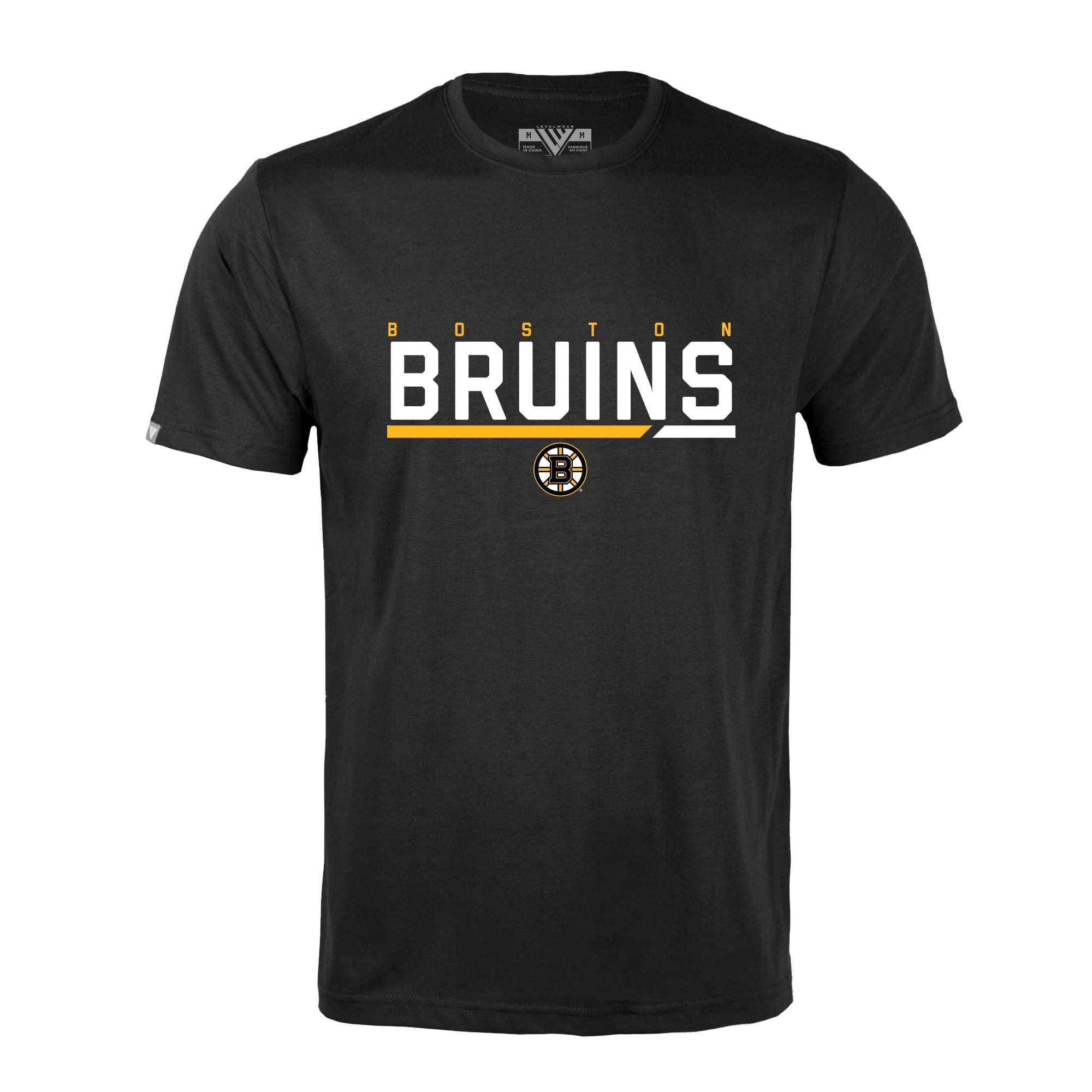 Men's Levelwear Black Boston Bruins Logo Richmond T-Shirt - Walmart.com