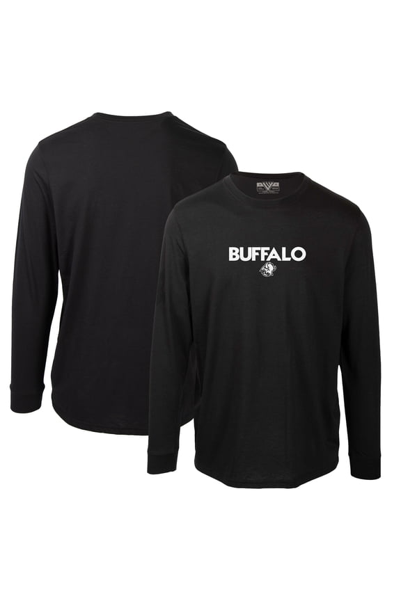 Men's Levelwear Black Buffalo Sabres Oscar City Capsule Long Sleeve T-Shirt