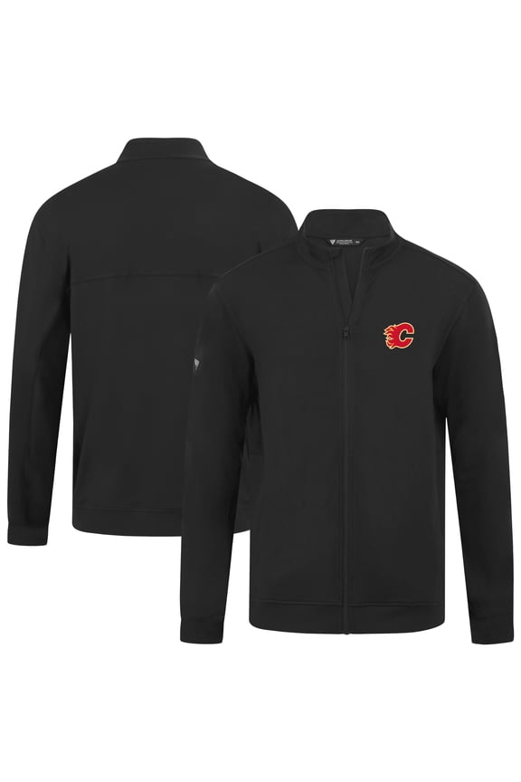 Men's Levelwear Black Calgary Flames Alec Full-Zip Jacket