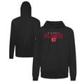 thumbnail image 1 of Men's Levelwear Black Calgary Flames Podium Carve Pullover Hoodie, 1 of 3