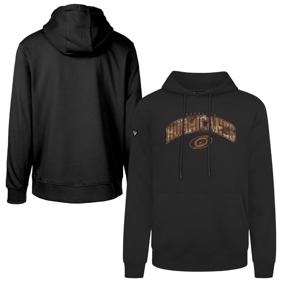 Men's-Levelwear Black Carolina Hurricanes Pullover Hoodie