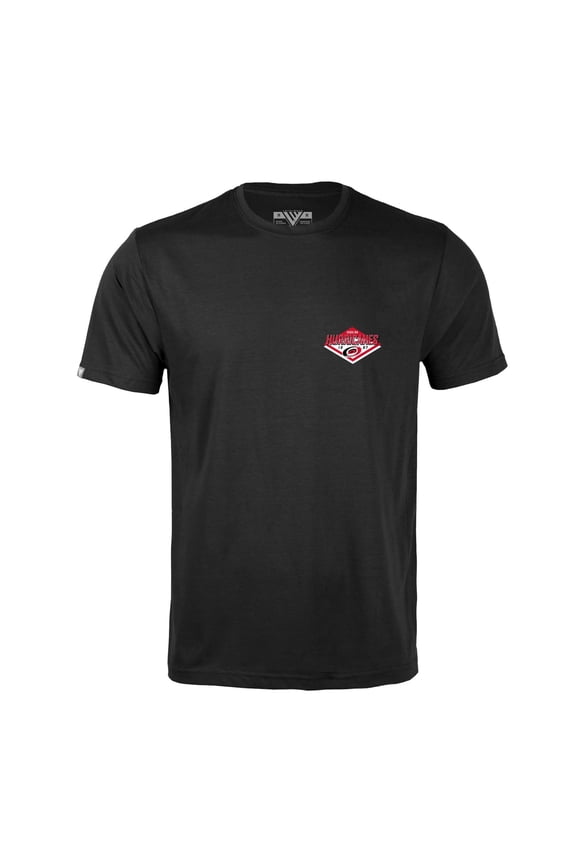Men's Levelwear Black Carolina Hurricanes Richmond Club Patch 2.0 T-Shirt