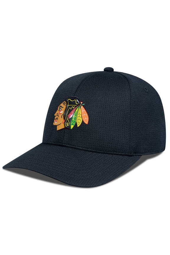 Men's Levelwear Black Chicago Blackhawks Zephyr Adjustable Hat