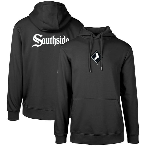 Men's Levelwear Black Chicago White Sox City Connect Podium Core 2.0 Pullover Hoodie