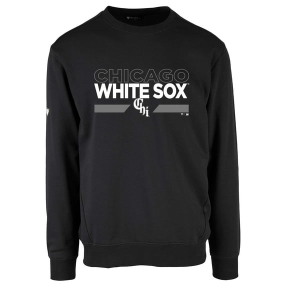 Men's Levelwear Black Chicago White Sox City Connect Zane No Hitter Pullover Sweatshirt