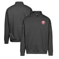thumbnail image 1 of Men's Levelwear Black Cincinnati Reds Murray Core Logo Quarter-Zip Pullover Top, 1 of 3