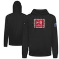 thumbnail image 1 of Men's Levelwear Black Cincinnati Reds Podium Spring Training Pullover Hoodie, 1 of 3