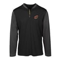 thumbnail image 1 of Men's Levelwear Black Cleveland Cavaliers Spector Insignia Core Quarter-Zip Pullover Top, 1 of 1