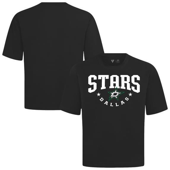 Men's Levelwear Black Dallas Stars Luxe Signature Knit T-Shirt