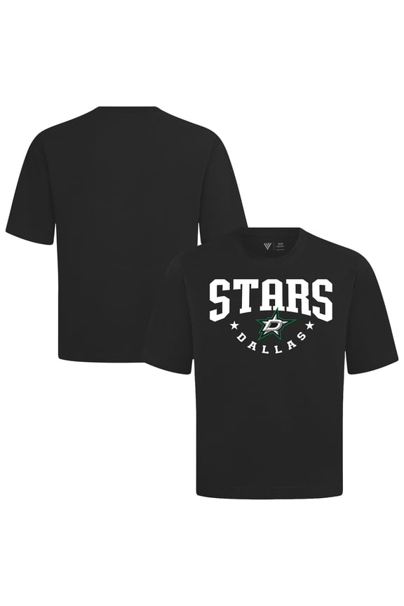 Men's Levelwear Black Dallas Stars Luxe Signature Knit T-Shirt