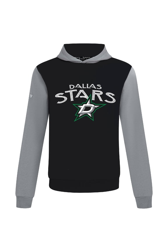 Men's Levelwear Black/Gray Dallas Stars Ultimate Mission Pullover Hoodie