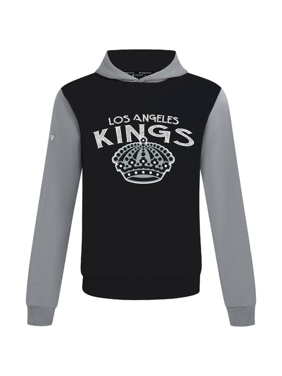 Men's Levelwear Black/Gray Los Angeles Kings Ultimate Mission Pullover Hoodie