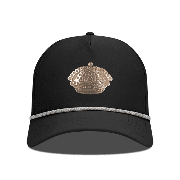 Men's Levelwear Black Los Angeles Kings Gordon Copper Insignia Vented Adjustable Hat