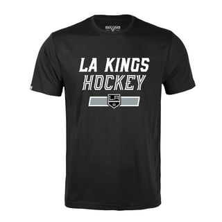 Los Angeles Kings Shirt Mens L Gray Black Blue Hockey NHL Casual Men  Majestic