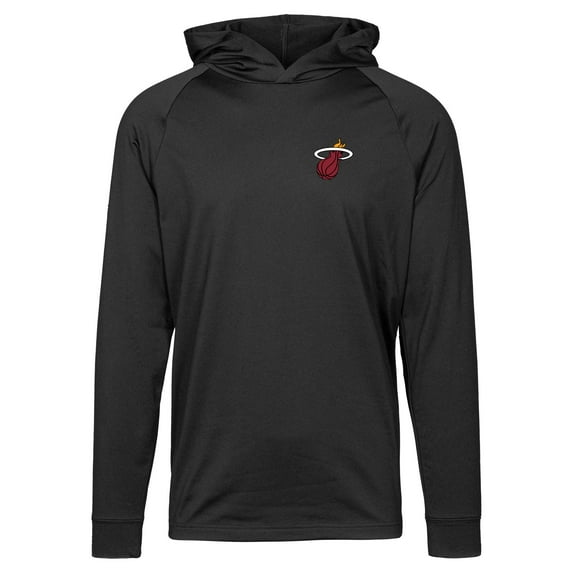 Men's Levelwear Black Miami Heat Dimension Insignia Core Pullover Hoodie