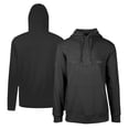 thumbnail image 1 of Men's Levelwear Black Miami Marlins Podium Abyssal Pullover Hoodie, 1 of 3