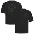 thumbnail image 1 of Men's Levelwear Black Miami Marlins Signet Oversized Luxe Signature Knit T-Shirt, 1 of 3