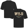 thumbnail image 1 of Men's Levelwear Black Minnesota Wild Luxe Signature Knit T-Shirt, 1 of 3