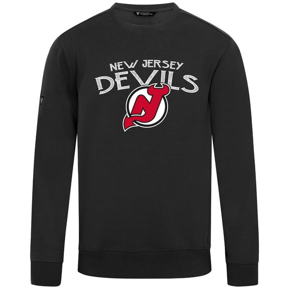 Men's Levelwear  Black New Jersey Devils  Zane Mission Sweatshirt