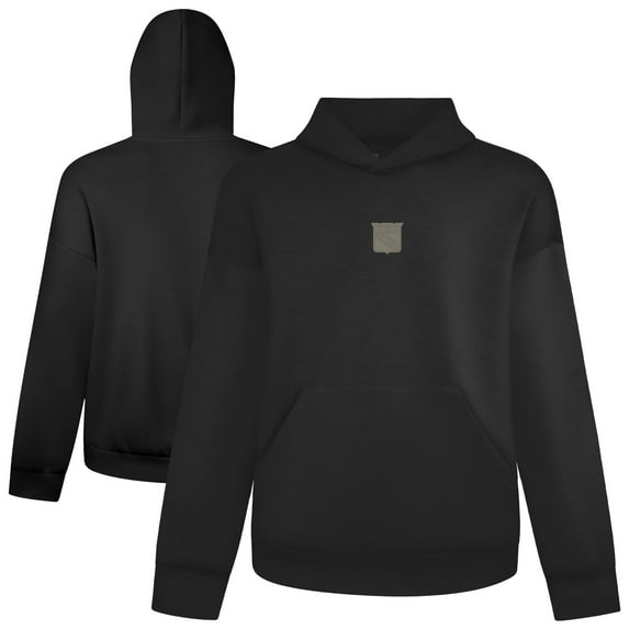 Men's Levelwear Black New York Rangers Luxe Signature Copper Hoodie