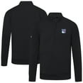 thumbnail image 1 of Men's Levelwear Black New York Rangers Upright Tri-Blend Quarter-Zip Pullover, 1 of 3