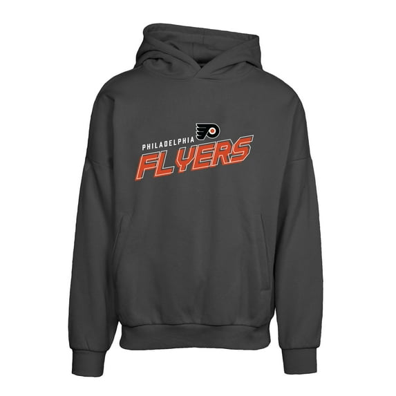 Men's Levelwear Black Philadelphia Flyers Contact Premier 2.0 Pullover Hoodie