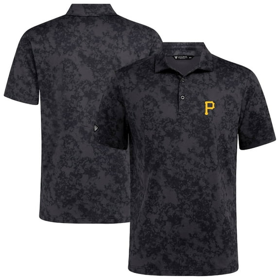Men's Levelwear Black Pittsburgh Pirates Whisper Insignia 2.0 Polo