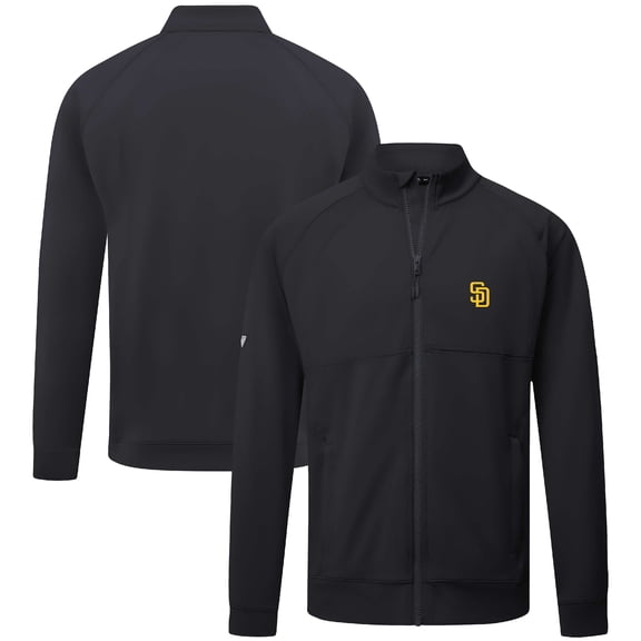 Men's Levelwear Black San Diego Padres Form Insignia Full-Zip Jacket
