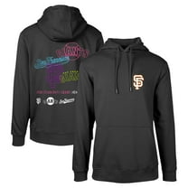 Men's Levelwear Black San Francisco Giants Podium Vintage Pullover Hoodie